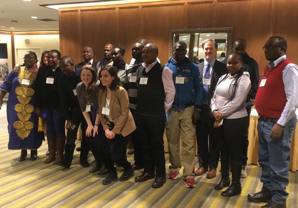 EII delegates and facilitators at a leadership training session